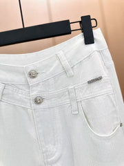 New double button jeans