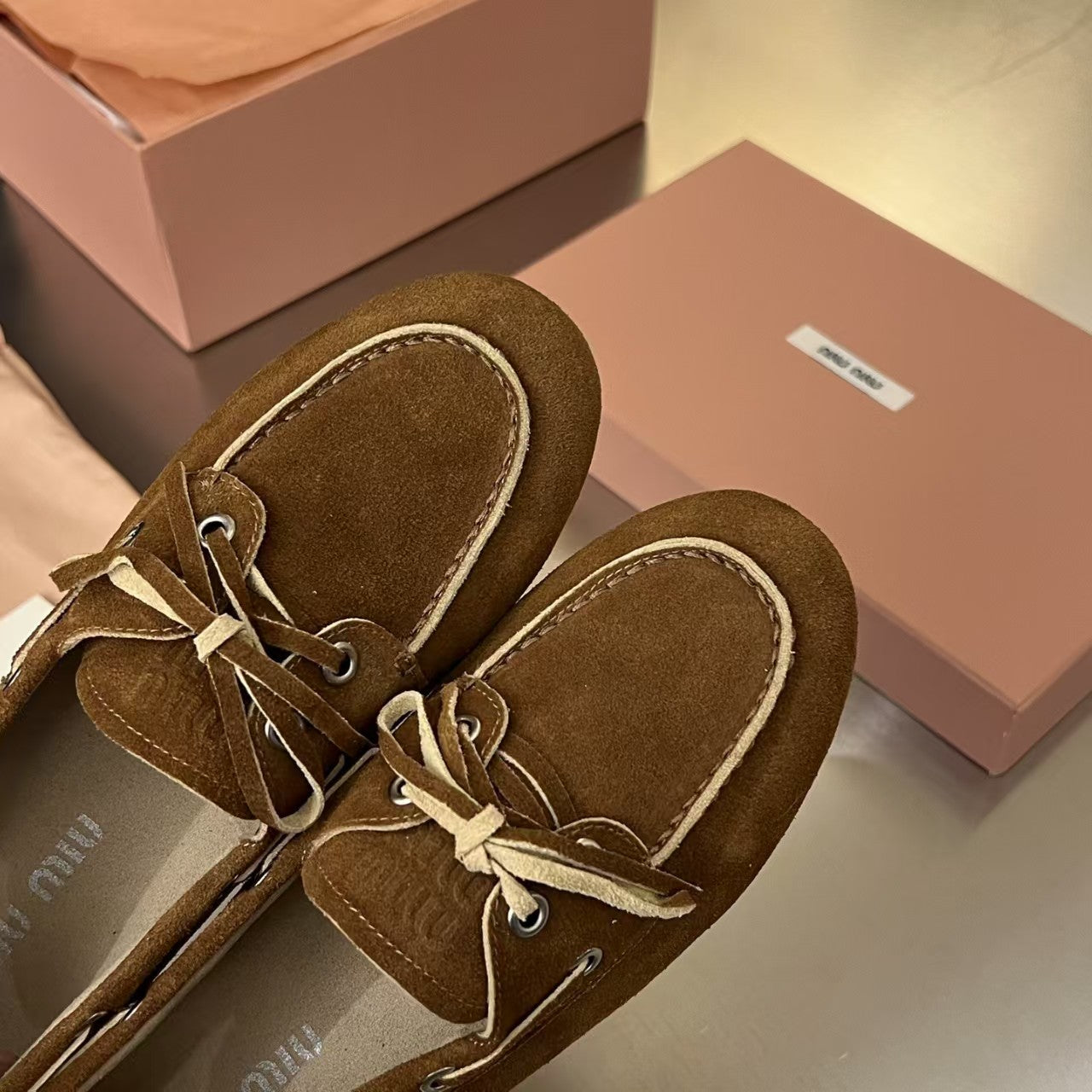 Polierte Vintage-Loafer