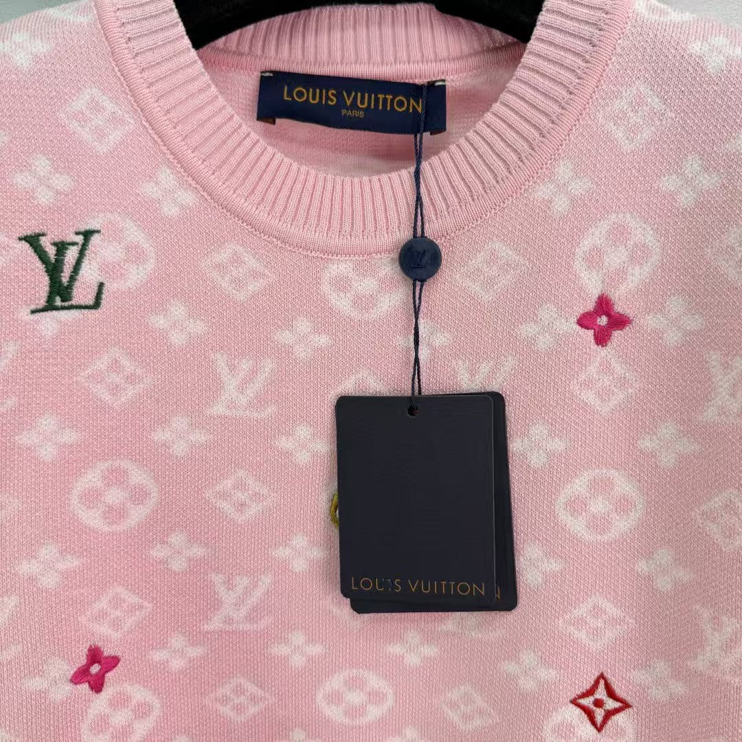 Neuer Stil gestrickter Rundhalsausschnitt mit kurzen Ärmeln im frühen Frühling