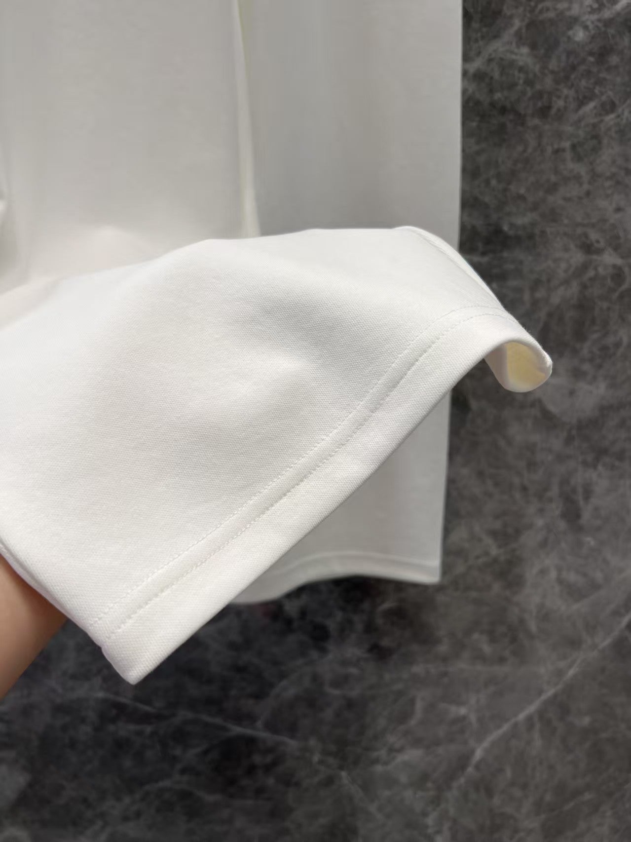 Pantalon décontracté à double taille avec cordon de serrage