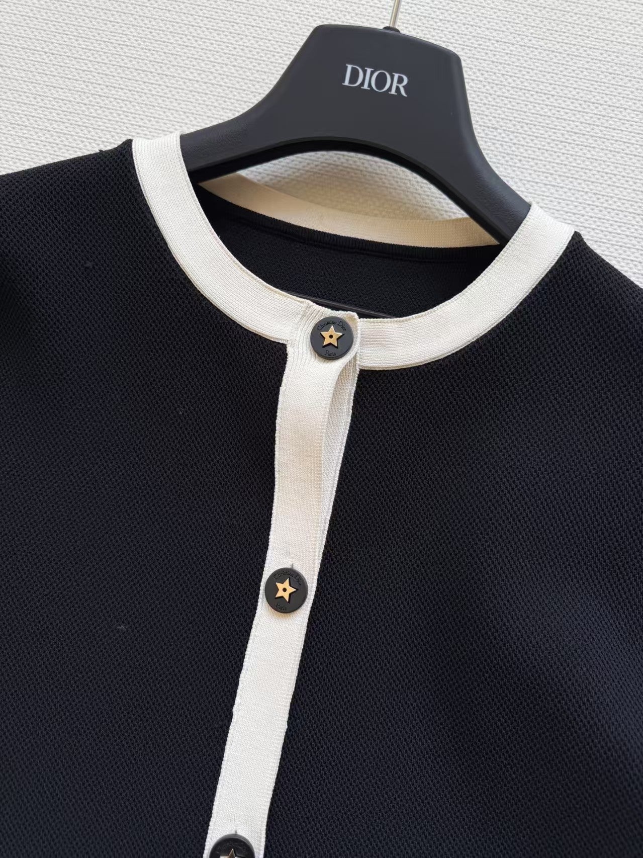 New black and white contrast short jacket