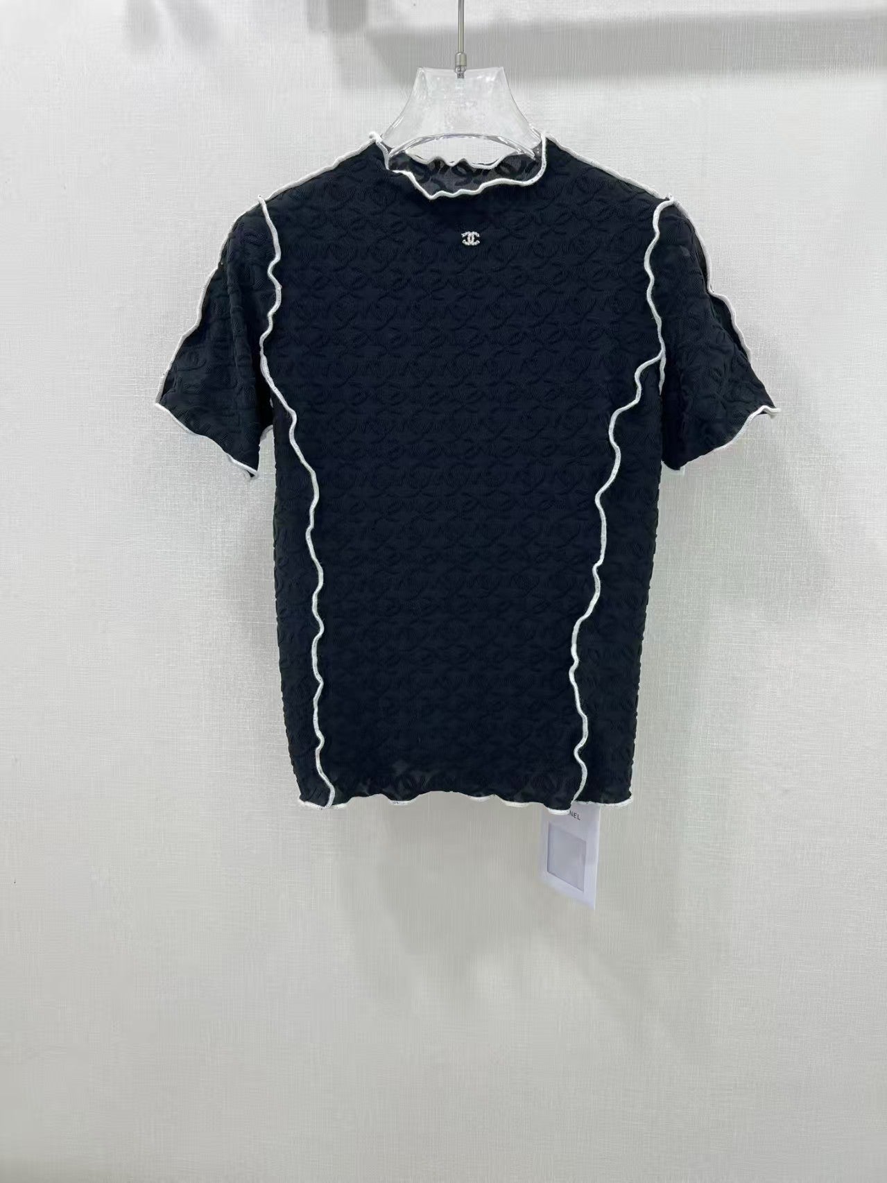 Slim-Fit-Stricktop aus Jacquard