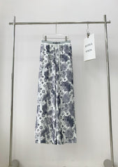 25 new style ribbon printed casual pants