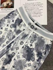25 new style ribbon printed casual pants
