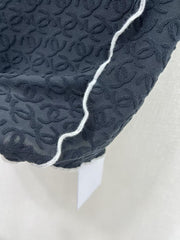 Jacquard slim-fit knit top