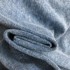 Pleated waist wide-leg jeans