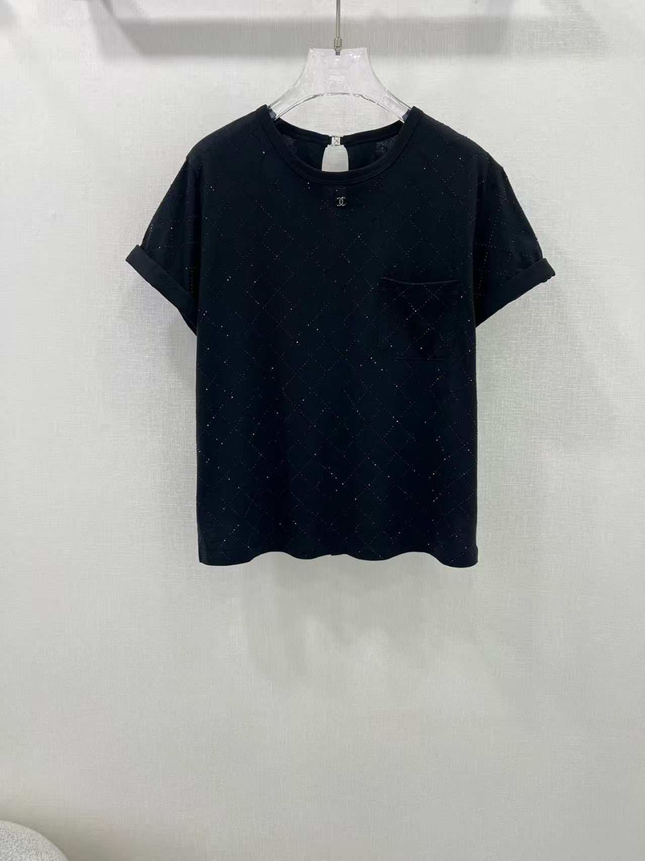 T-shirt dos nu robuste 25ss percé à chaud