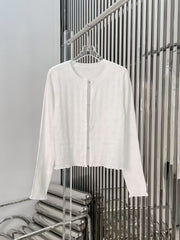 Double  Diamond Button Knit Cardigan
