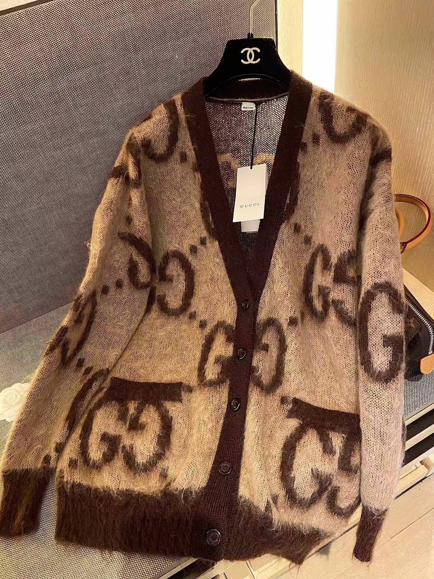 Neuer Mohair-Cardigan