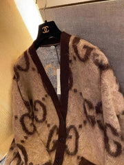 Nouveau cardigan en mohair
