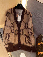 Nouveau cardigan en mohair