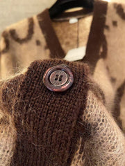 Nouveau cardigan en mohair