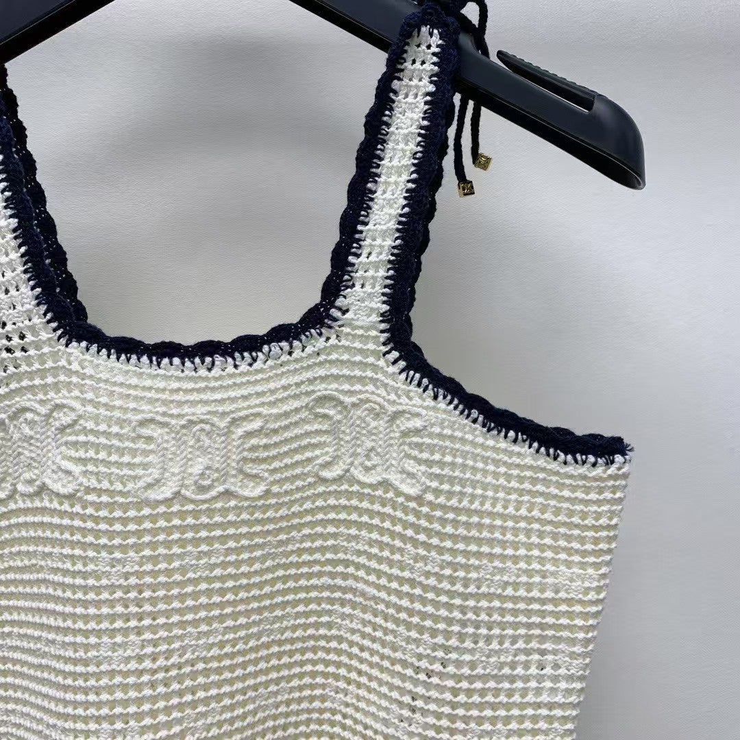 New Crochet Vest Dress