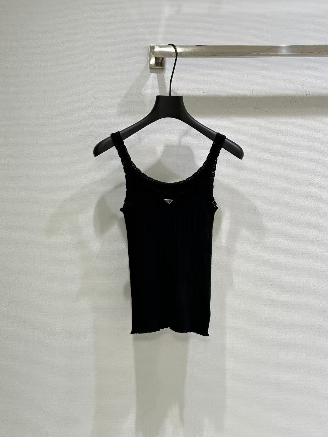 Ribbed knit vest