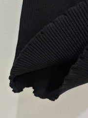 Ribbed knit vest
