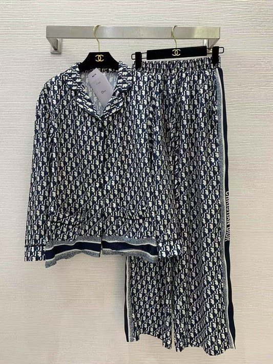 New fashion old flower letter print home clothes