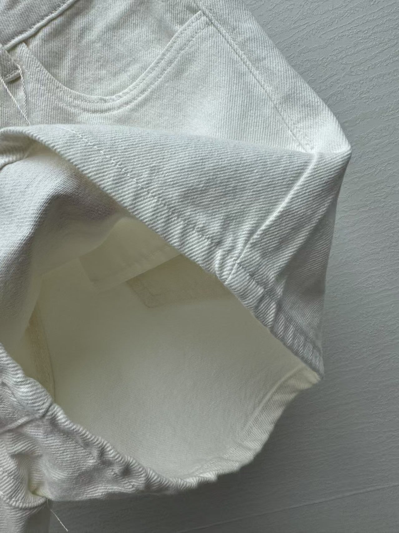 bedruckte Jeansshorts