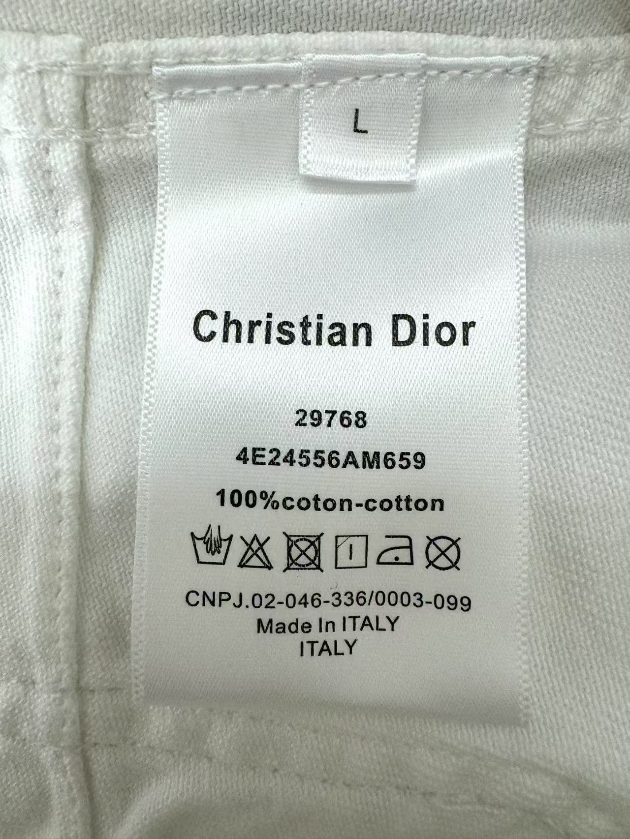 New arrival double front pocket printed letter denim