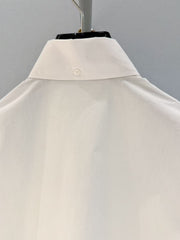 White shirt✨Classic college-style shirt
