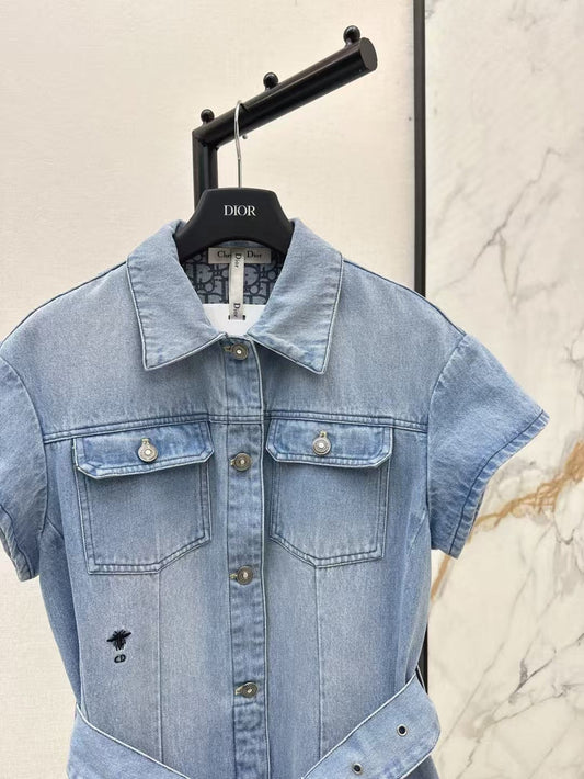 25Ss — Spring/Summer Latest Inner Jacquard Old Flower Denim Series