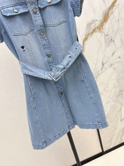 25Ss — Spring/Summer Latest Inner Jacquard Old Flower Denim Series