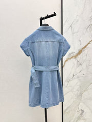 25Ss — Spring/Summer Latest Inner Jacquard Old Flower Denim Series