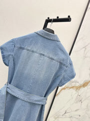 25Ss — Spring/Summer Latest Inner Jacquard Old Flower Denim Series