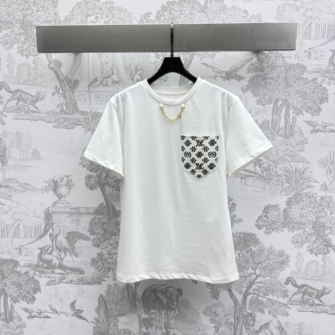 Monogram-Print A-Line Mini Skirt