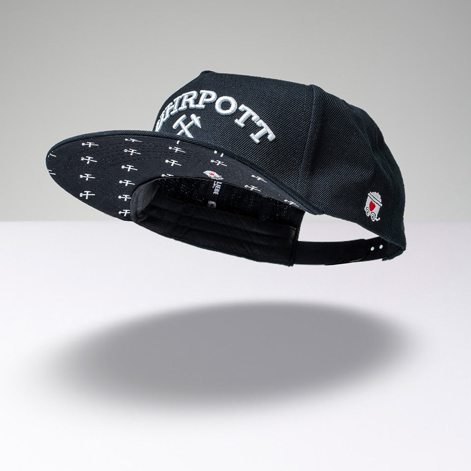 Ruhrpott Snapback - Schwarz Weiß 