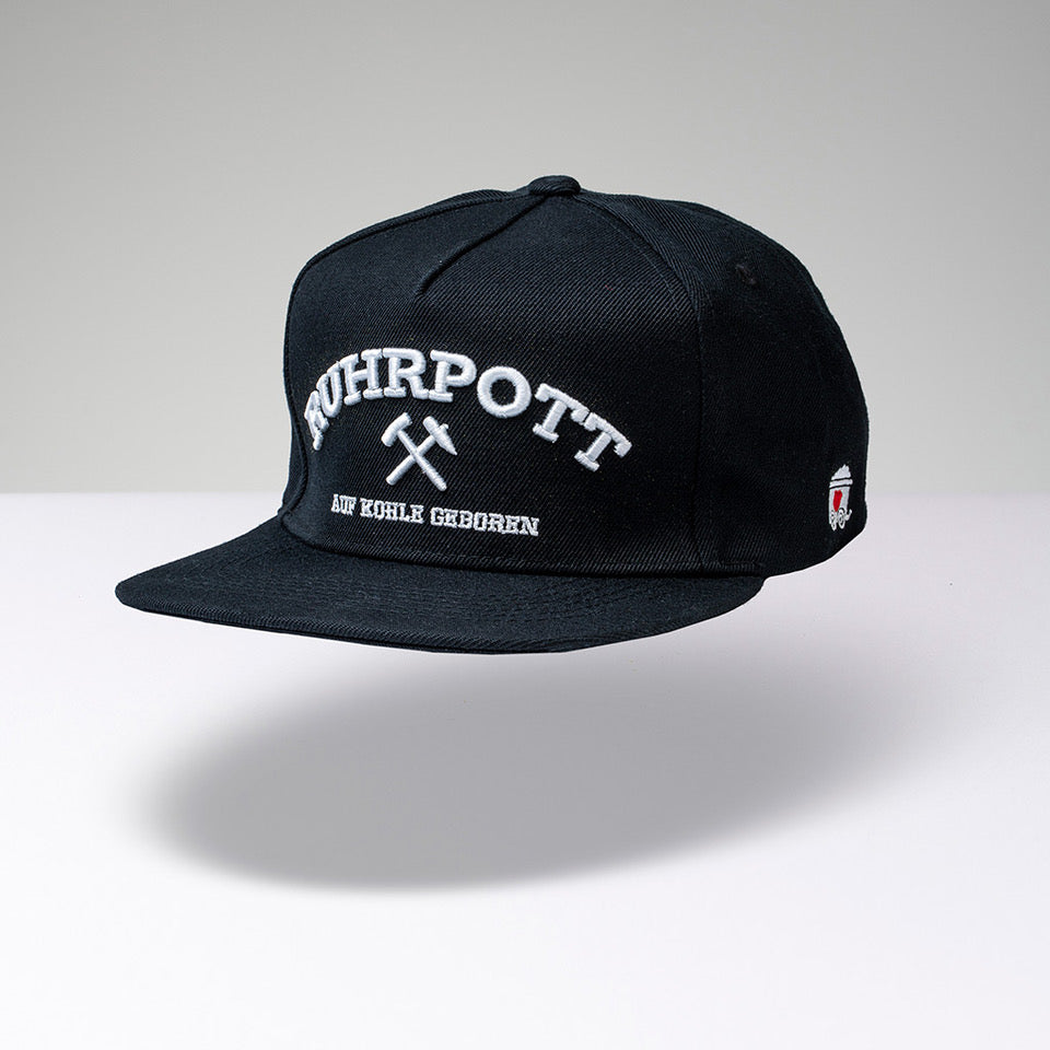 Ruhrpott Snapback - Schwarz Weiß 