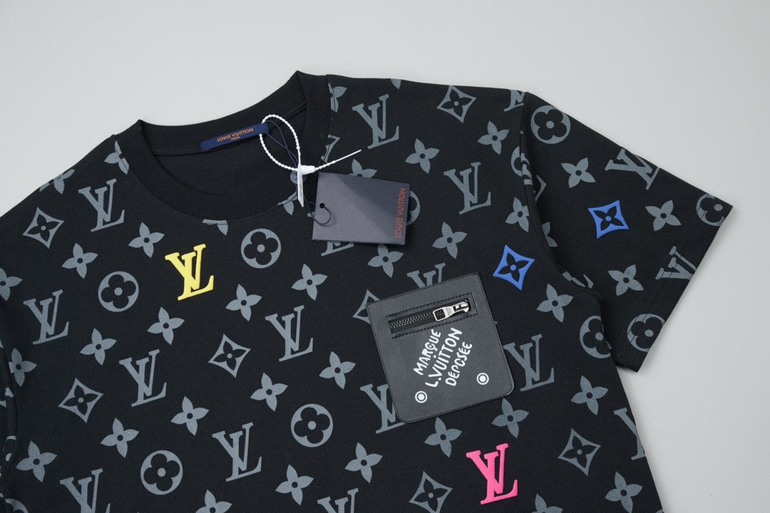 Monogram Print T - Shirt