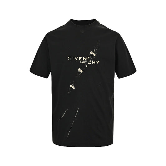 Imprimé piège visuel à manches courtes 