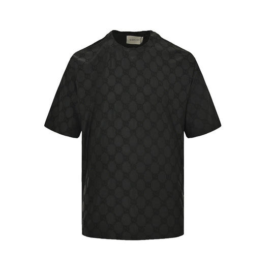 Manches courtes en jacquard double G all-over 
