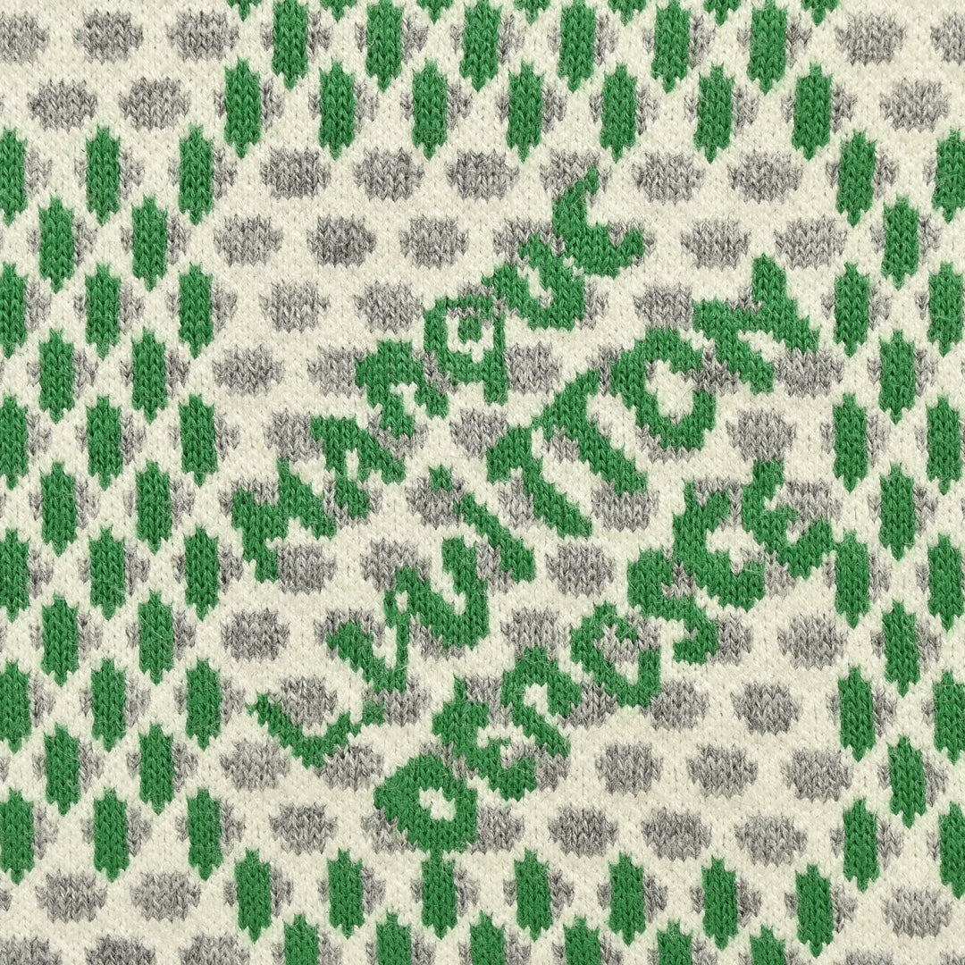 Langärmliger Pullover aus Schachbrett-Strick