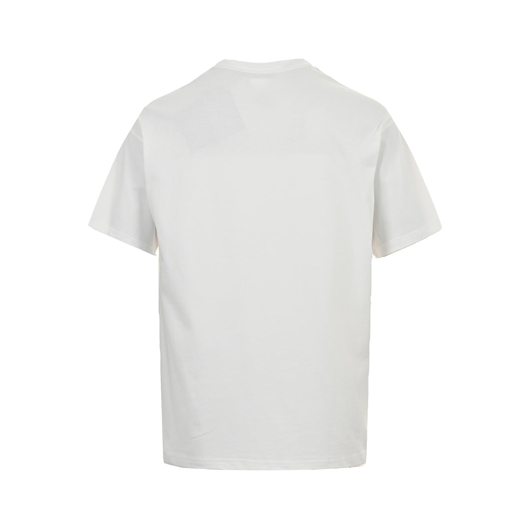 Col triangle lettre manches courtes 