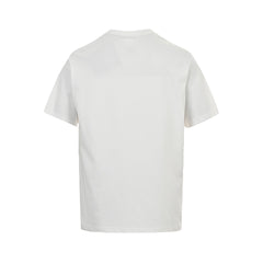 Triangle collar letter short sleeves