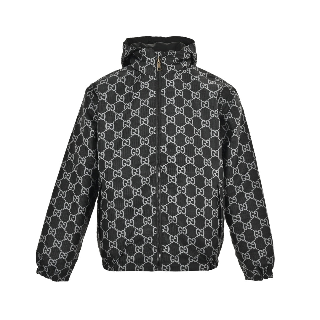 Vollständig bedruckte Wendejacke für Alterssichtigkeit