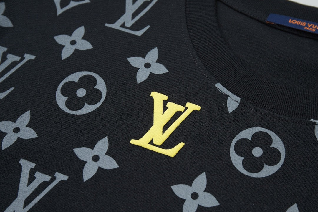 Monogram Print T - Shirt