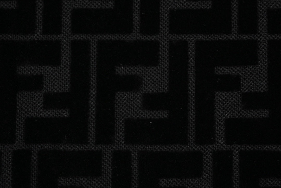 Sweat-shirt ras du cou floqué Double F