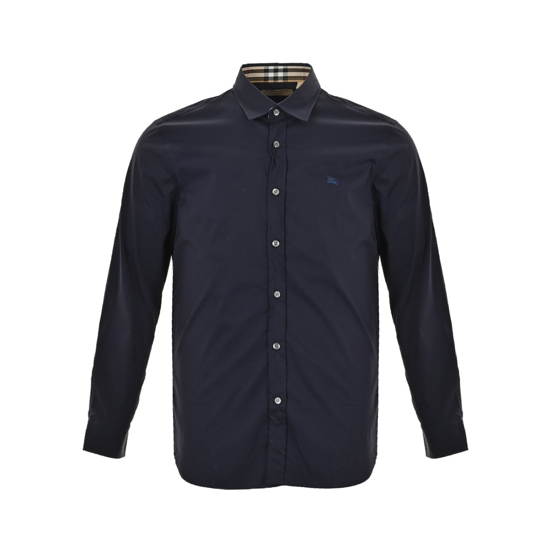 Chemise brodée avec logo de cheval de guerre classique