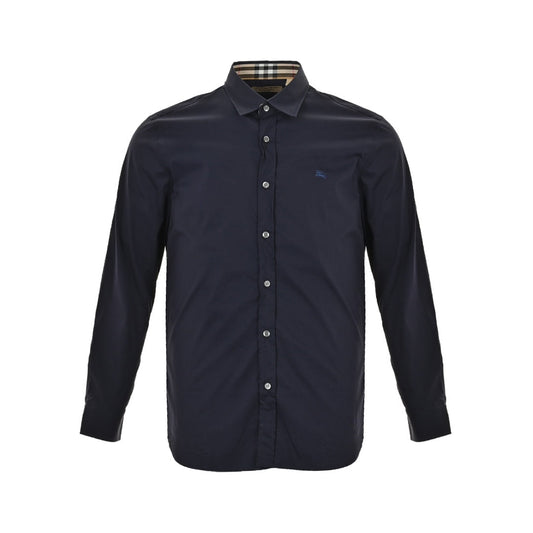 Chemise brodée avec logo de cheval de guerre classique