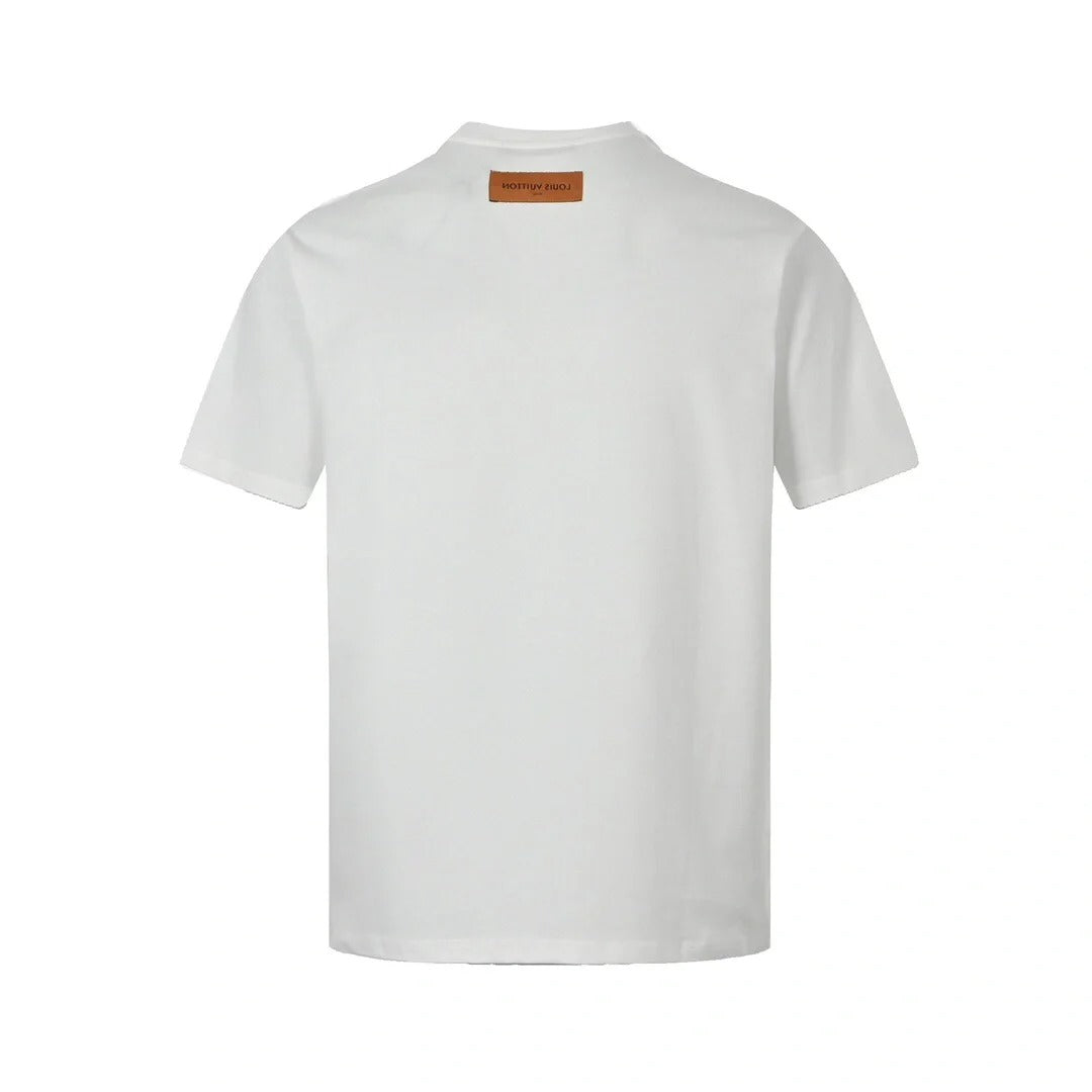 Neues T-Shirt mit Logo-Buchstabendruck 