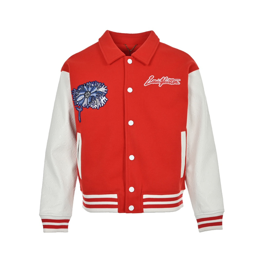 Maillot de baseball floral brodé au dos