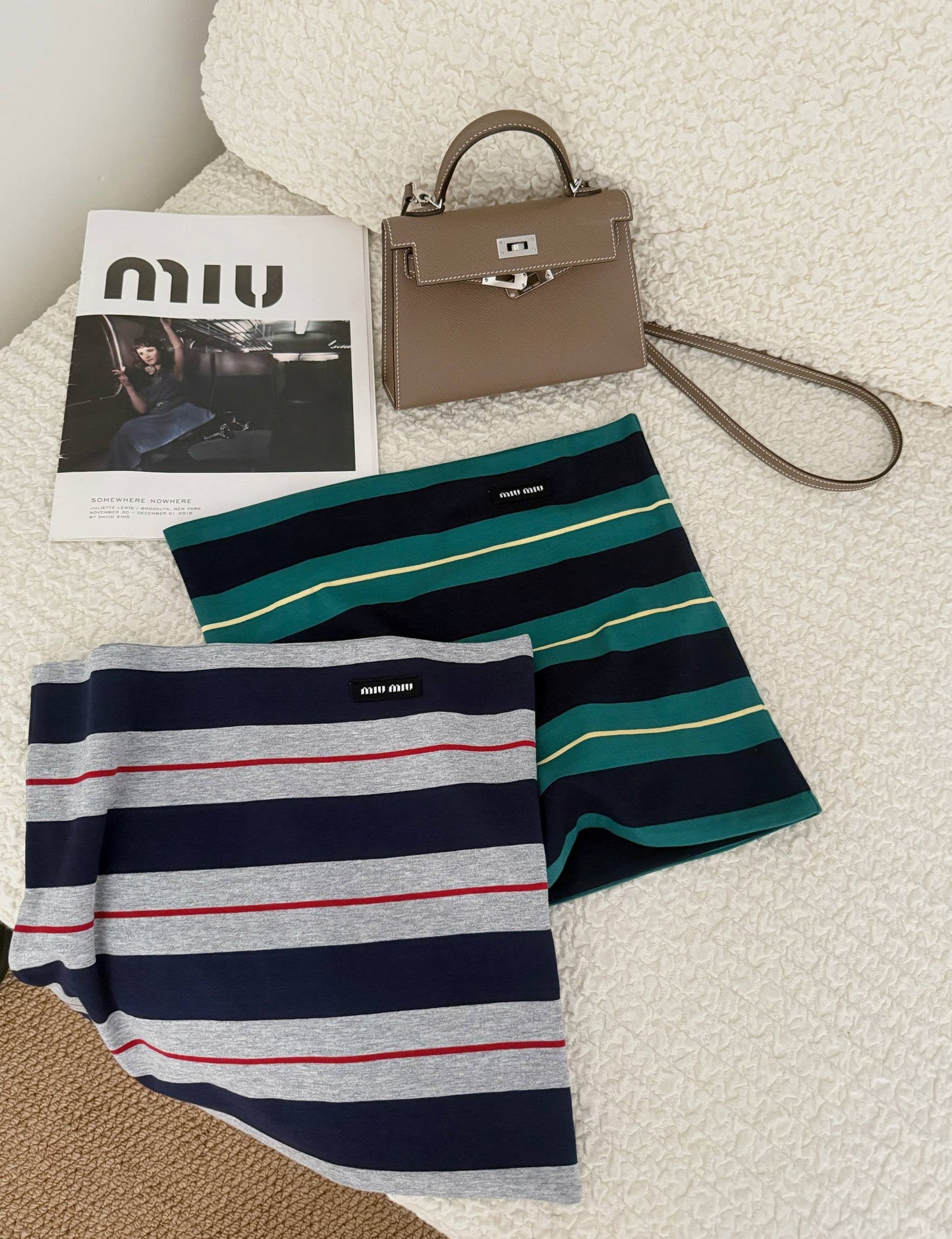 Gestreifte Bandeau-Tops 