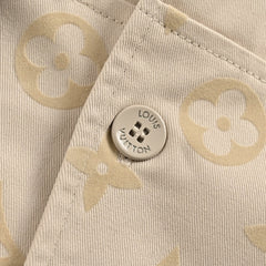 Veste chemise patchwork presbyte floquée