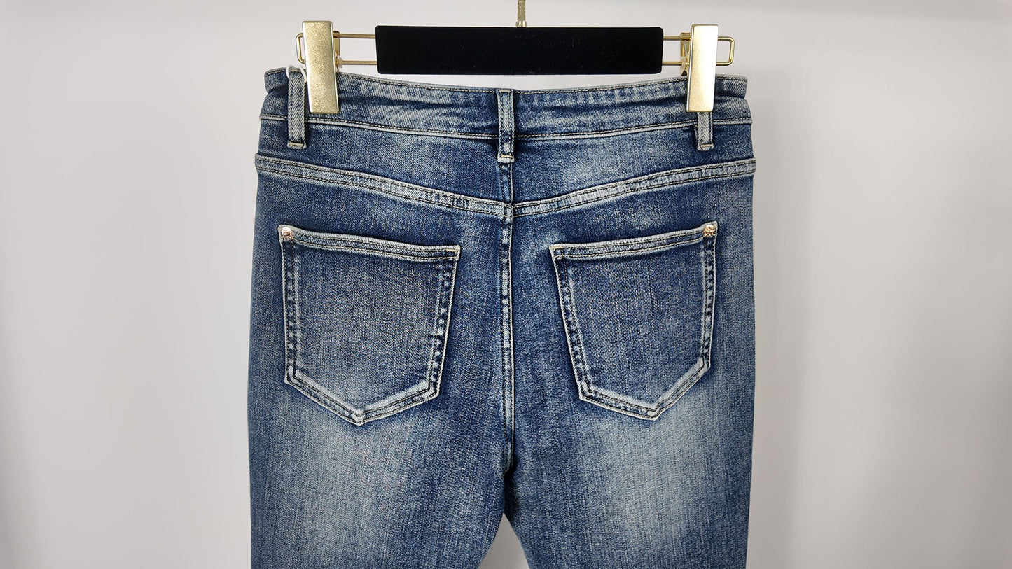 Jean vintage en dentelle