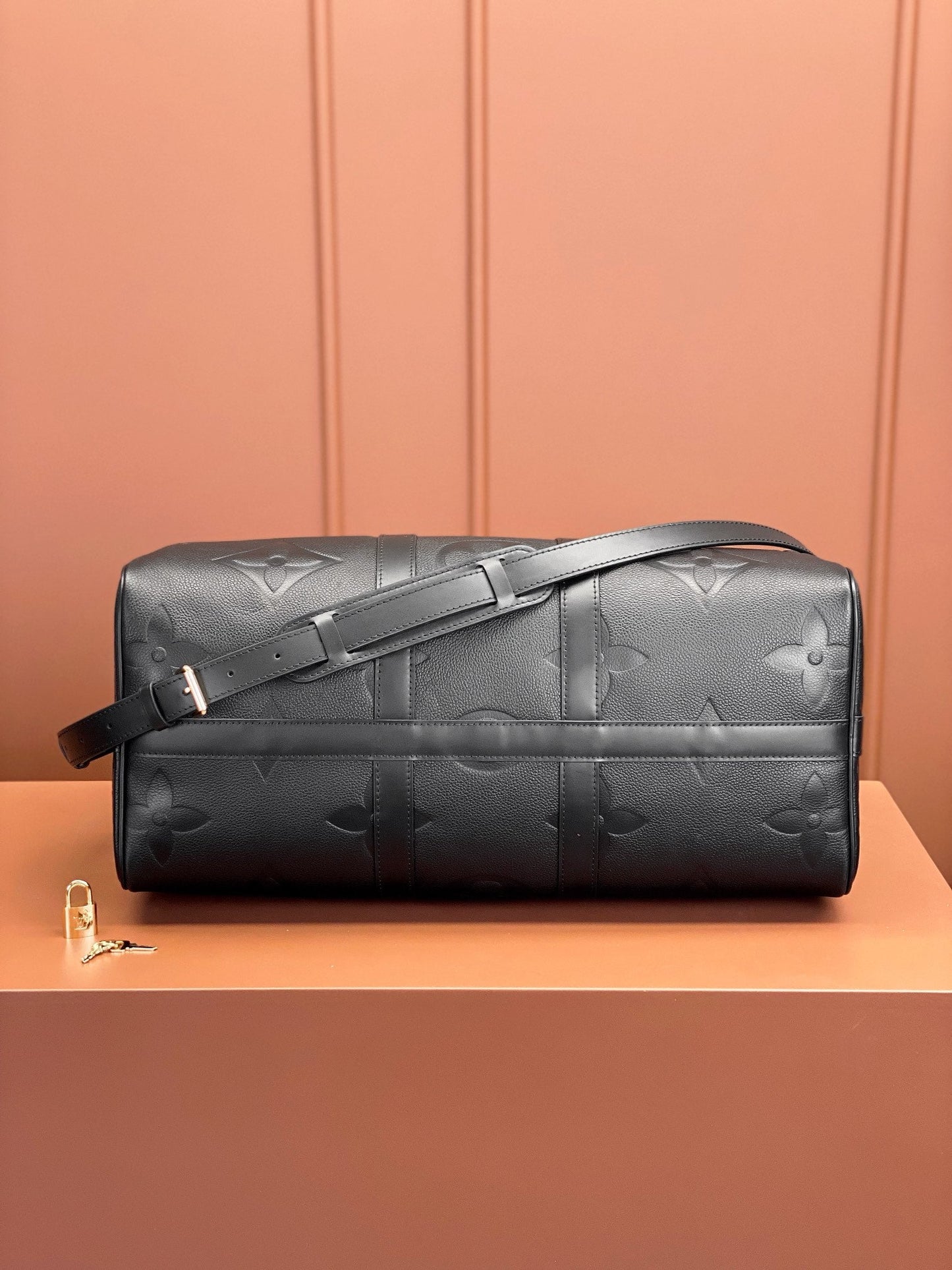 Keepall Bandoulière 45 Monogram Empreinte Leder