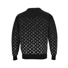 Pull à logo jacquard all-over muté