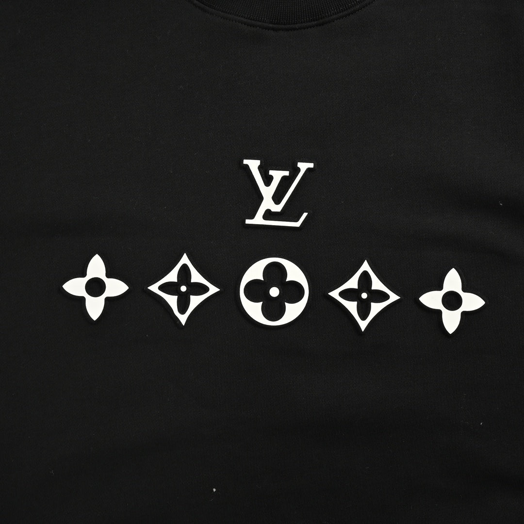 Sweat-shirt col rond presbyte en relief