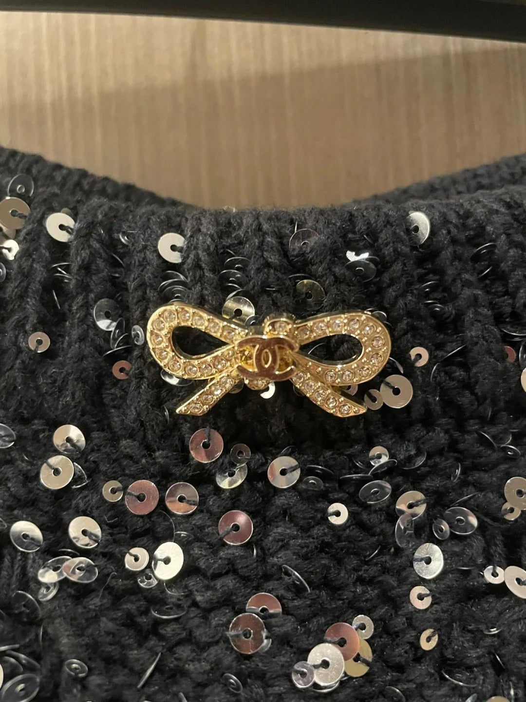 glitzernde Pailletten-Shorts